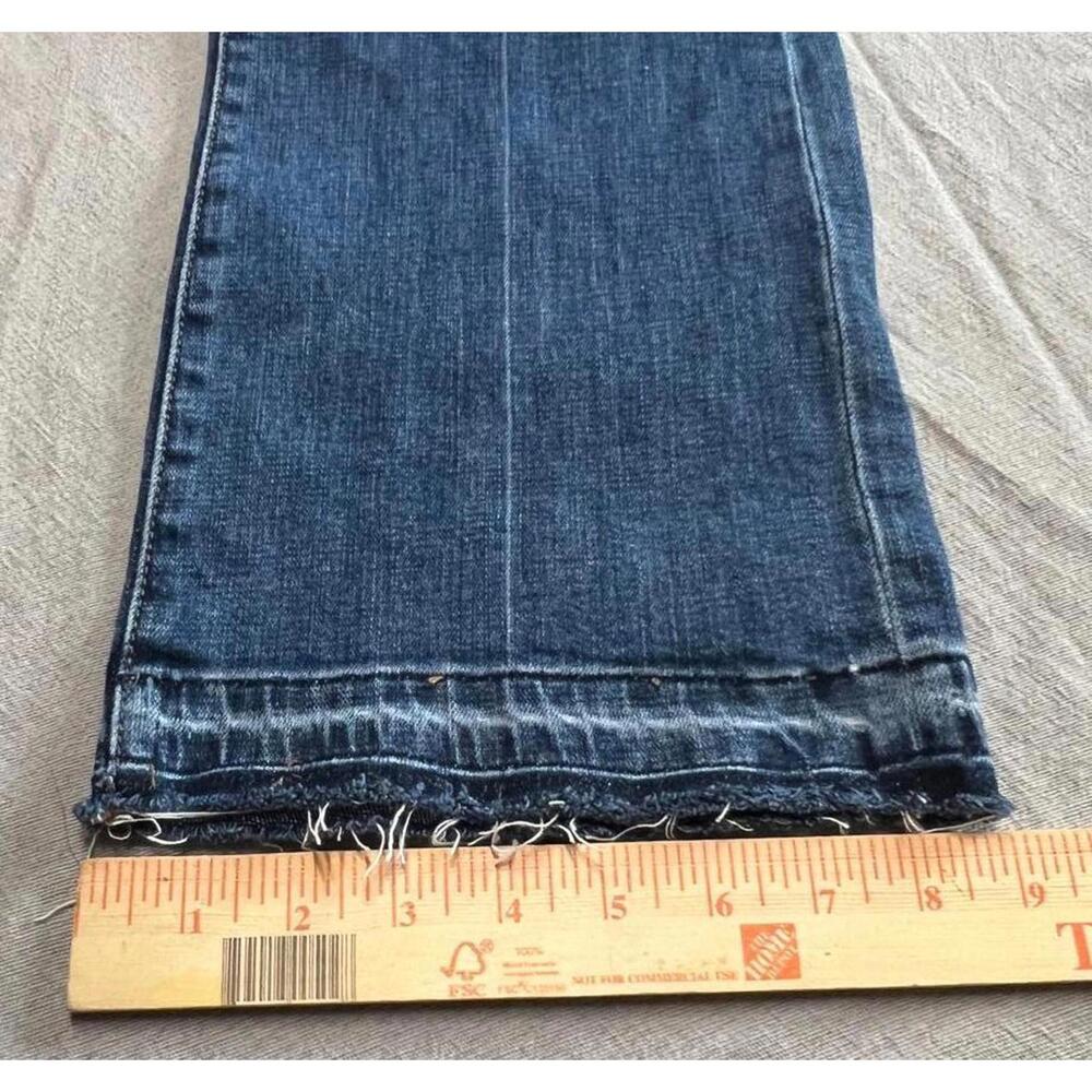 CAbi High-Rise Straight Leg Jeans Raw Hem Minimalist Clean Coastal Girl 6 - Picture 6 of 9
